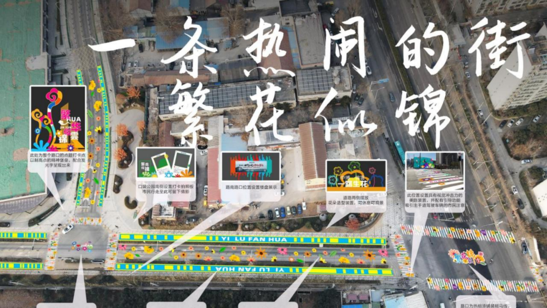 再造城市网红地标！济南首条花朵主题街区火热建设中(图1)