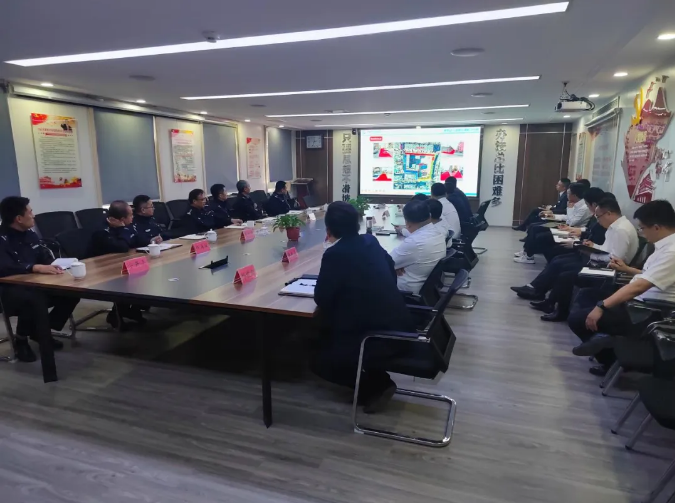 警企共建一家亲 | 济南市交警支队到济南市中城市发展集团开展交流座谈活动(图1)