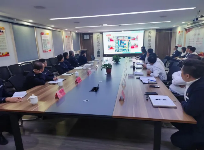 警企共建一家亲 | 济南市交警支队到济南市中城市发展集团开展交流座谈活动(图5)