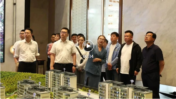 济南中央商埠区发展促进中心主任周峻鹏一行莅临中博·锦雲原著营销中心考察交流(图1)